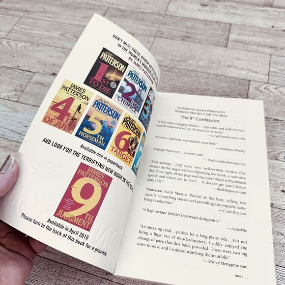 The 8th Confession [A Women's Murder Club Thriller 8] James Patterson PB‎ Book - Picture 4 of 13
